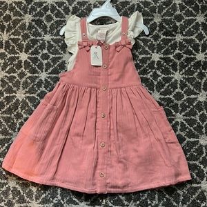 NWT Pink Dress w/Undershirt